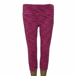 Athleta Pink Energy Chaturanga Capri Pink Leggings Medium